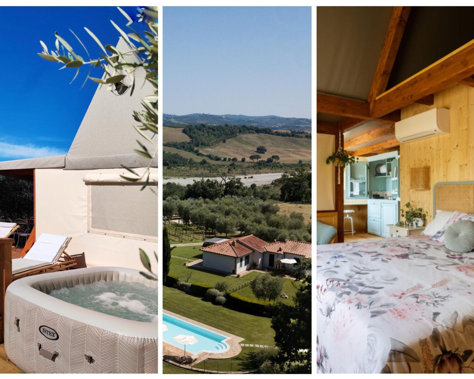 I Sicomori - Seme Di Carota - Glamping E Appartamenti Con Piscina A 萨杜勒尼亚 外观 照片
